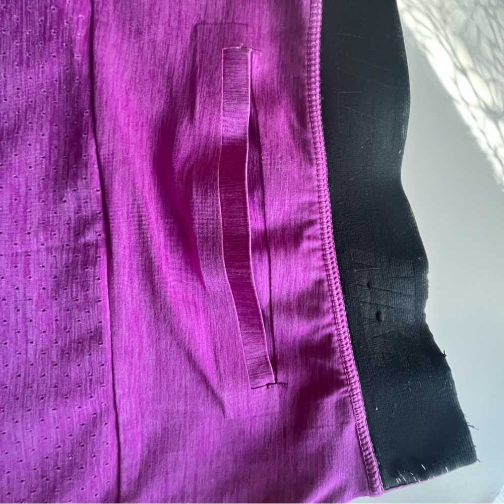 Nike Golf Dri-Fit Skort Skirt Heathered Purple Lightweight Perforated Size XL - Picture 12 of 16